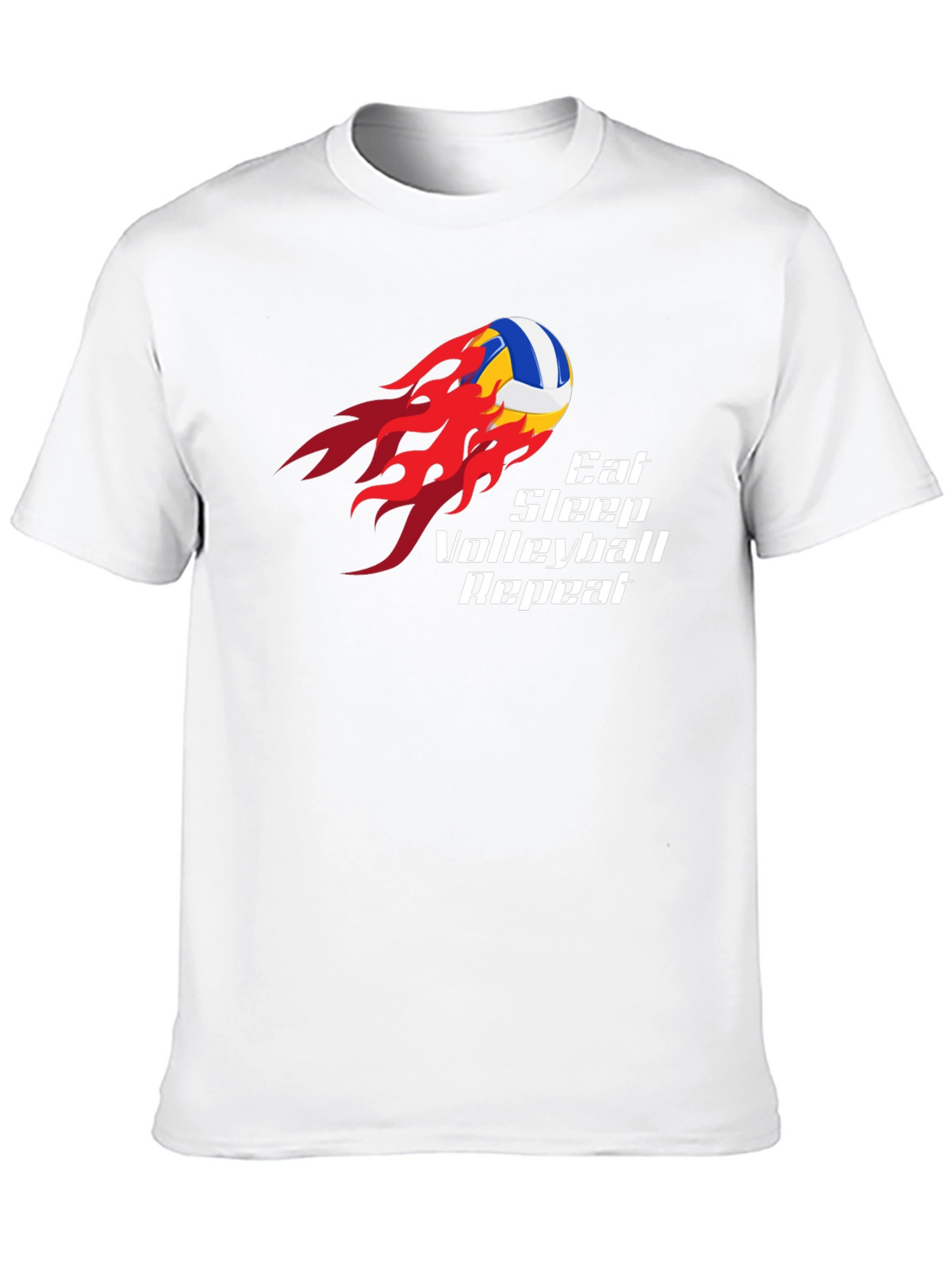 Eat Sleep Volleyball Repeat Black T-Shirt