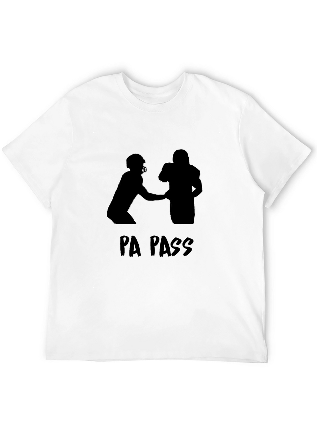 PA Pass Football T-Shirt - Black Graphic Tee