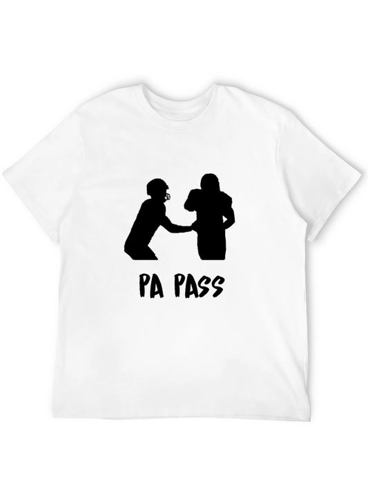 PA Pass Football T-Shirt - Black Graphic Tee