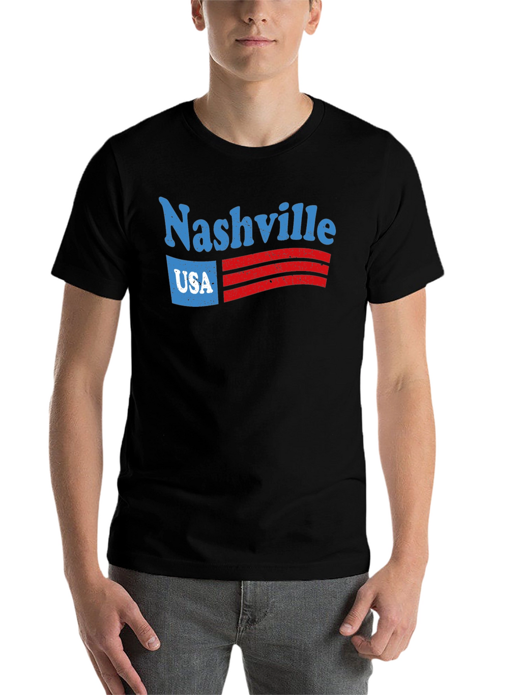 Nashville USA Graphic Tee - Retro Style