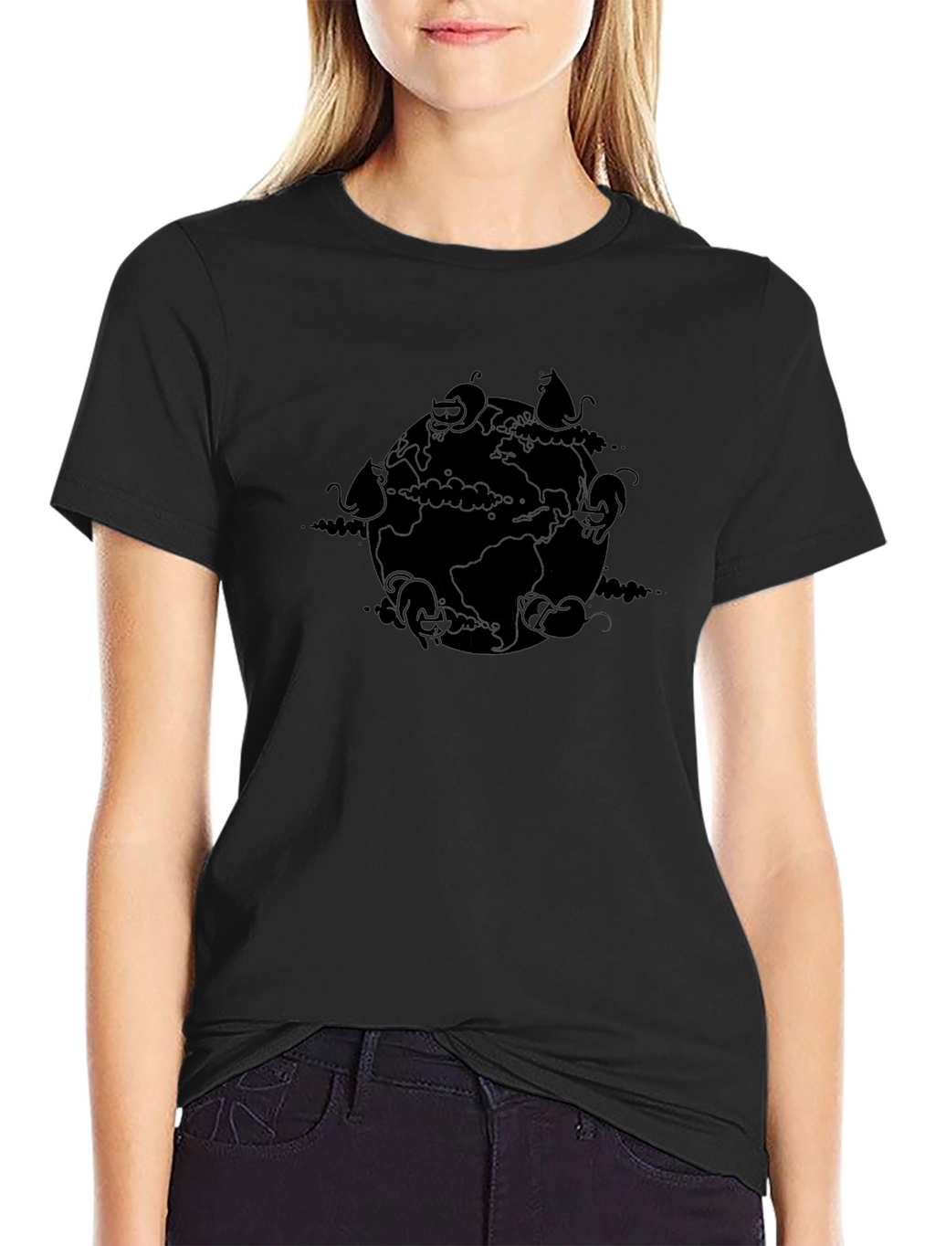 Earth Cats T-Shirt - World Domination