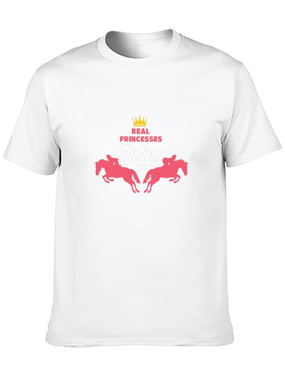Real Princesses Riding Horses Graphic Tee