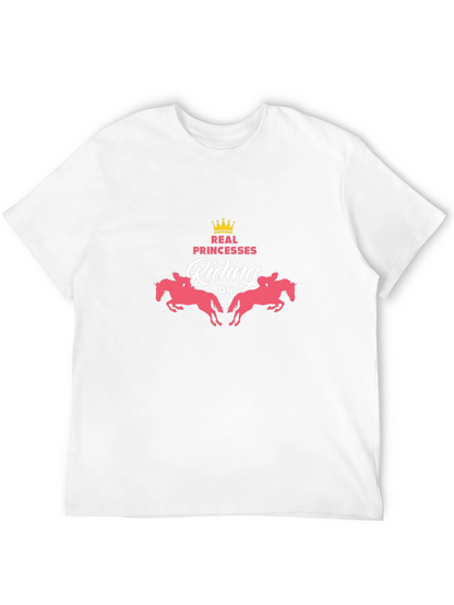 Real Princesses Riding Horses Graphic Tee