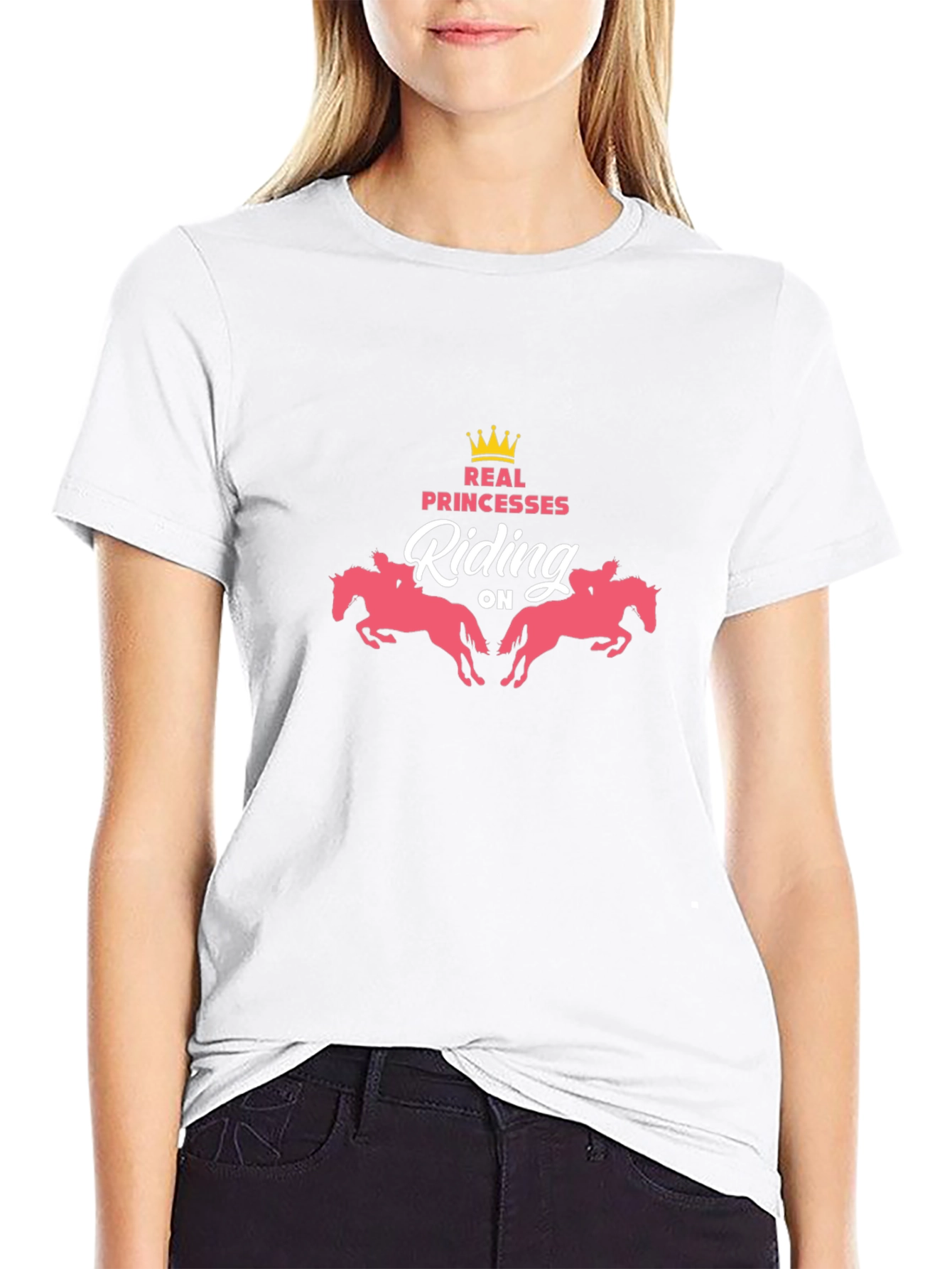 Real Princesses Riding Horses Graphic Tee