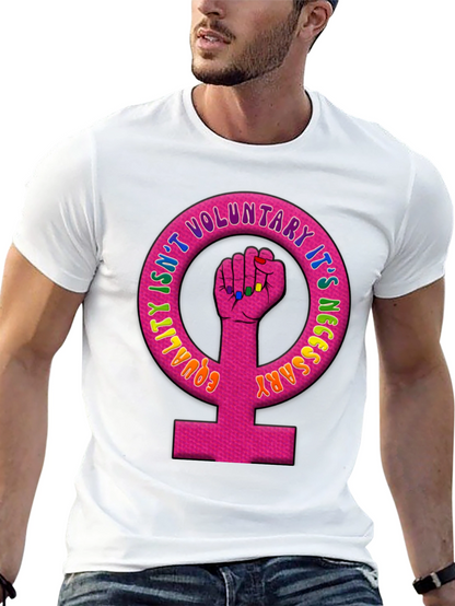 Equality Feminist Fist Black T-Shirt
