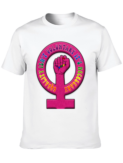 Equality Feminist Fist Black T-Shirt