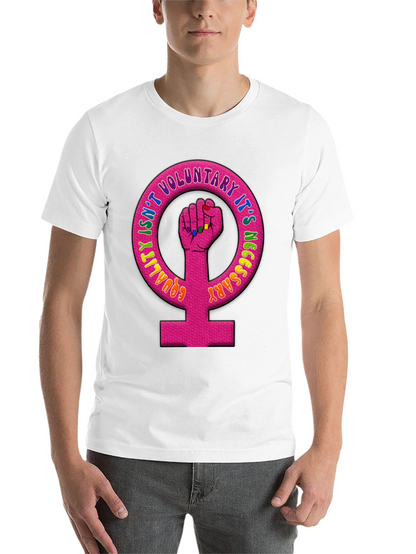 Equality Feminist Fist Black T-Shirt