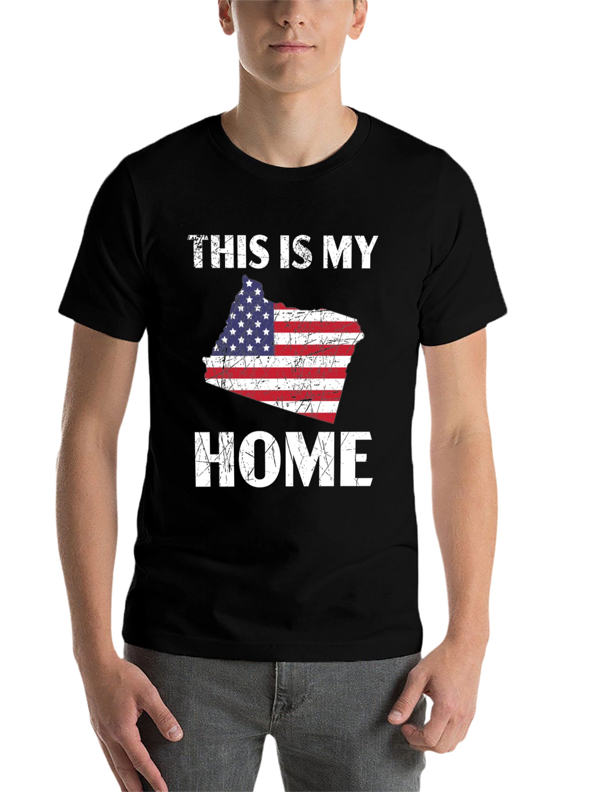 This Is My Home American Flag T-Shirt
