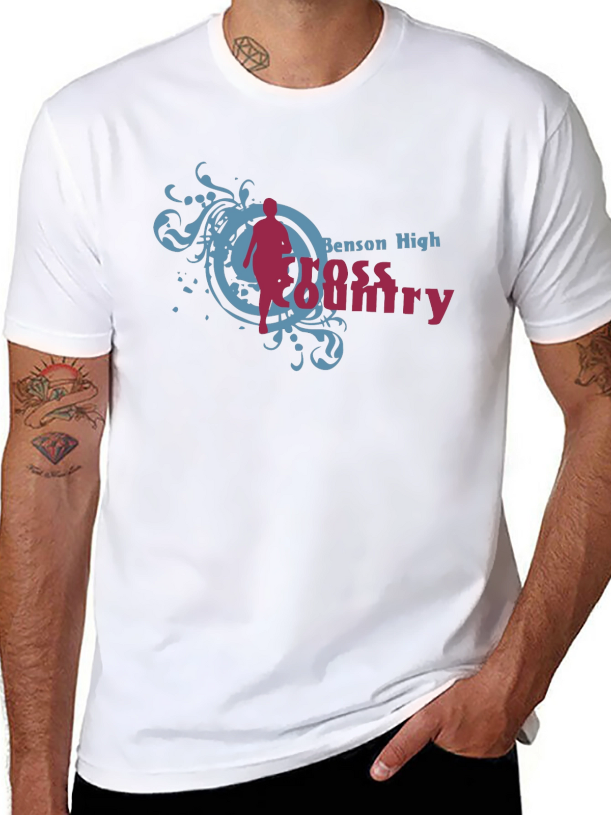 Benson High Cross Country Black T-Shirt