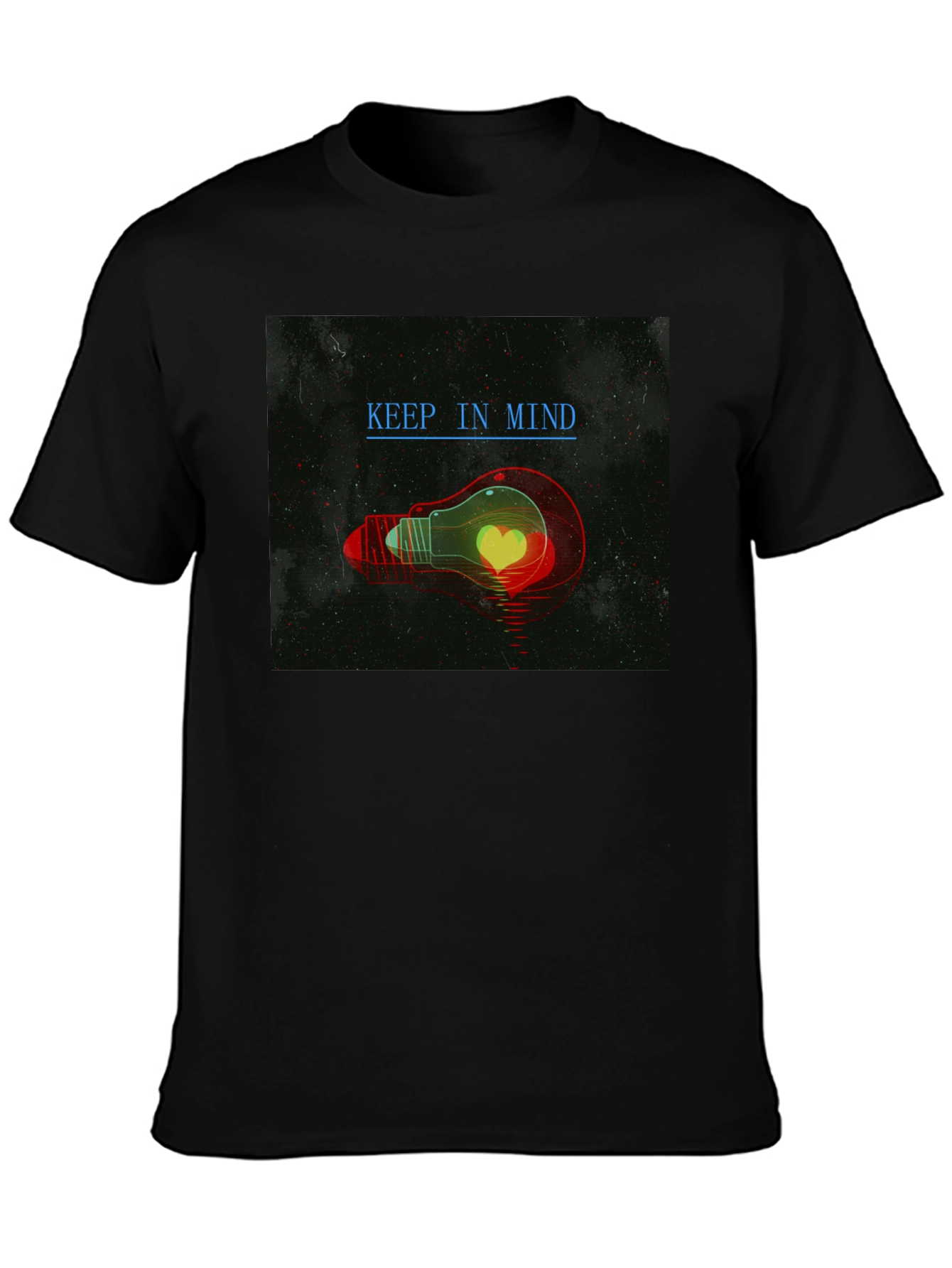 Keep In Mind Bulb Graphic Tee - Stylish Comfort
