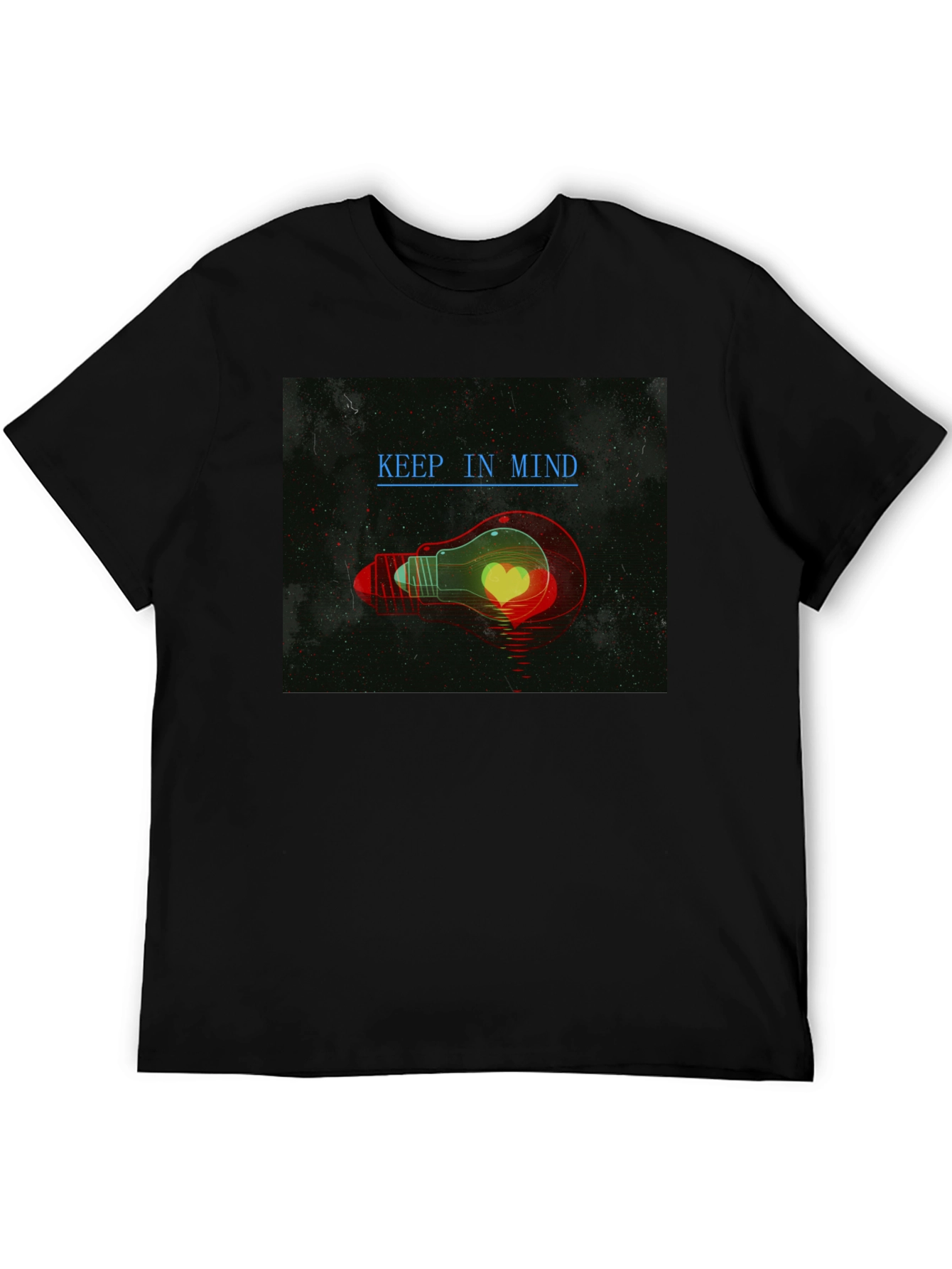 Keep In Mind Bulb Graphic Tee - Stylish Comfort