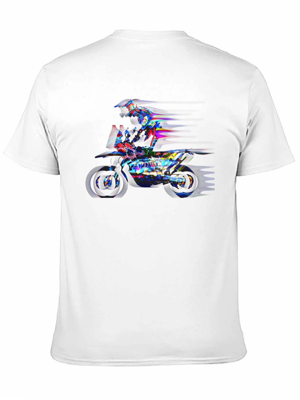 Motorcycle Rider Graphic Black Tee