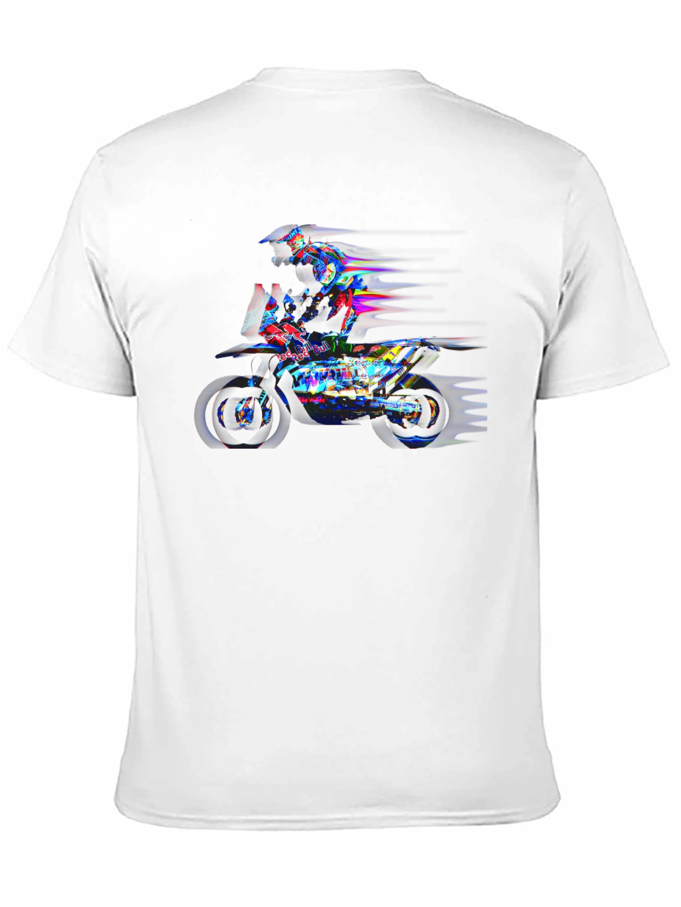 Motorcycle Rider Graphic Black Tee