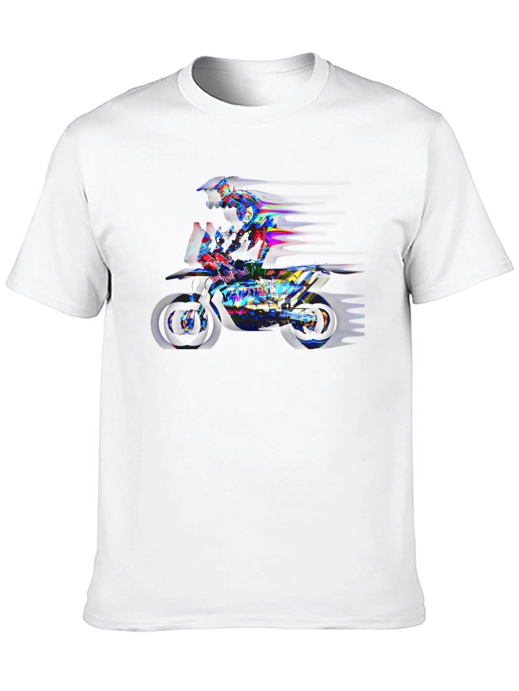 Motorcycle Rider Graphic Black Tee