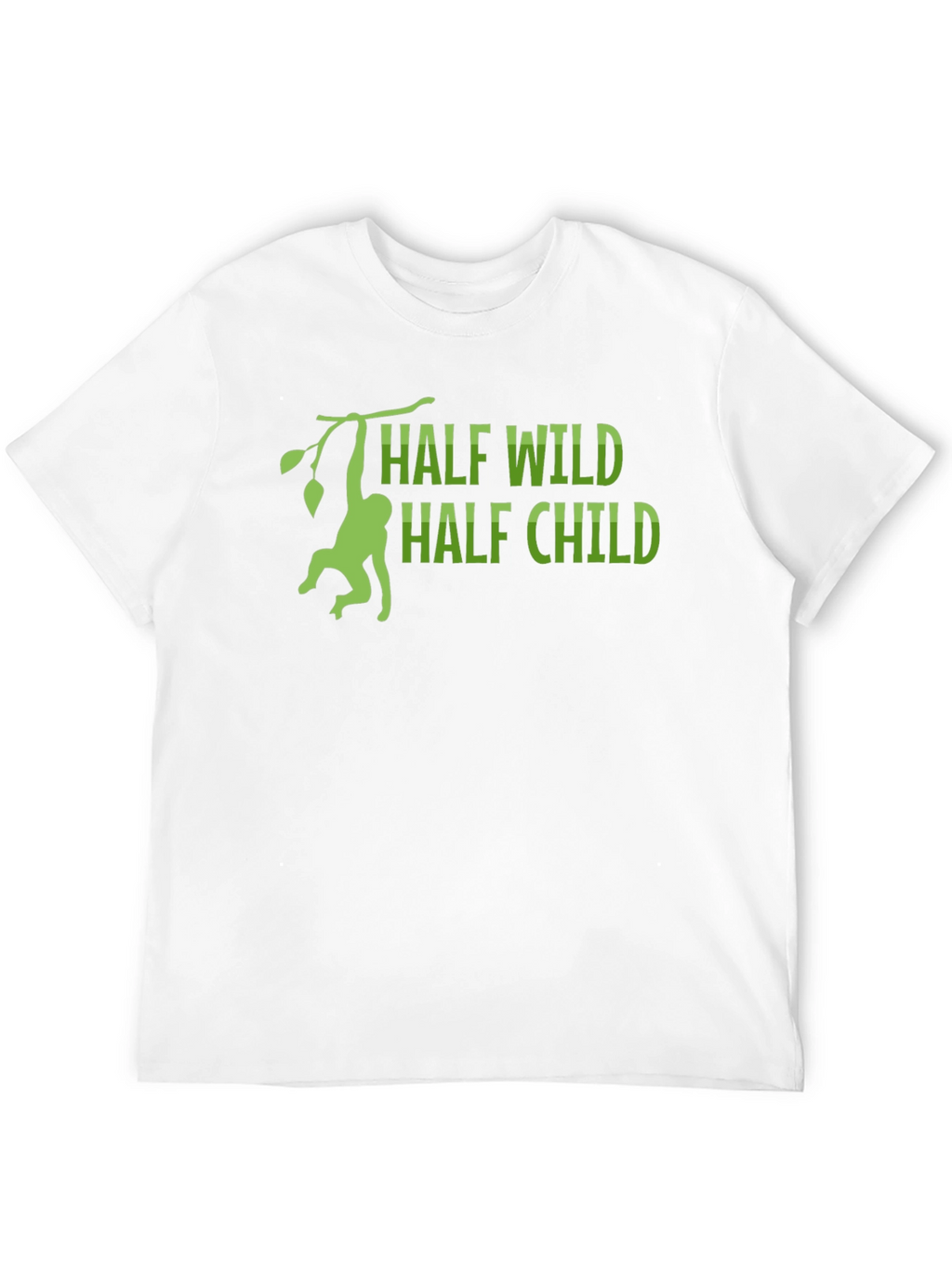 Half Wild Half Child T-Shirt - Monkey Design