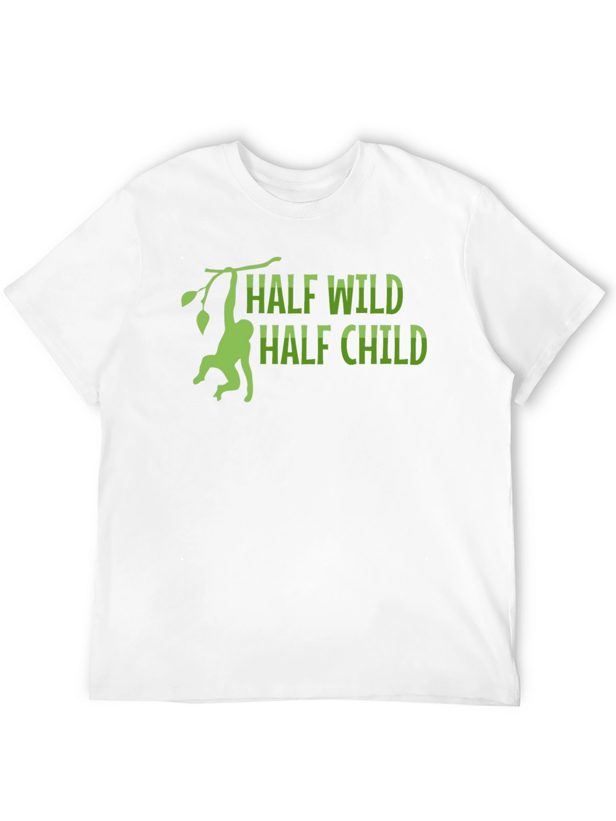Half Wild Half Child T-Shirt - Monkey Design