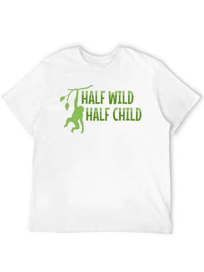 Half Wild Half Child T-Shirt - Monkey Design