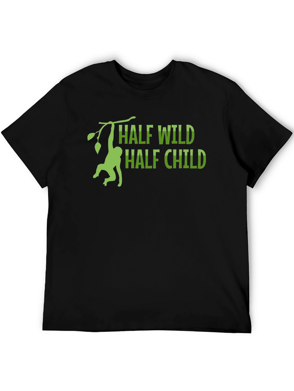 Half Wild Half Child T-Shirt - Monkey Design