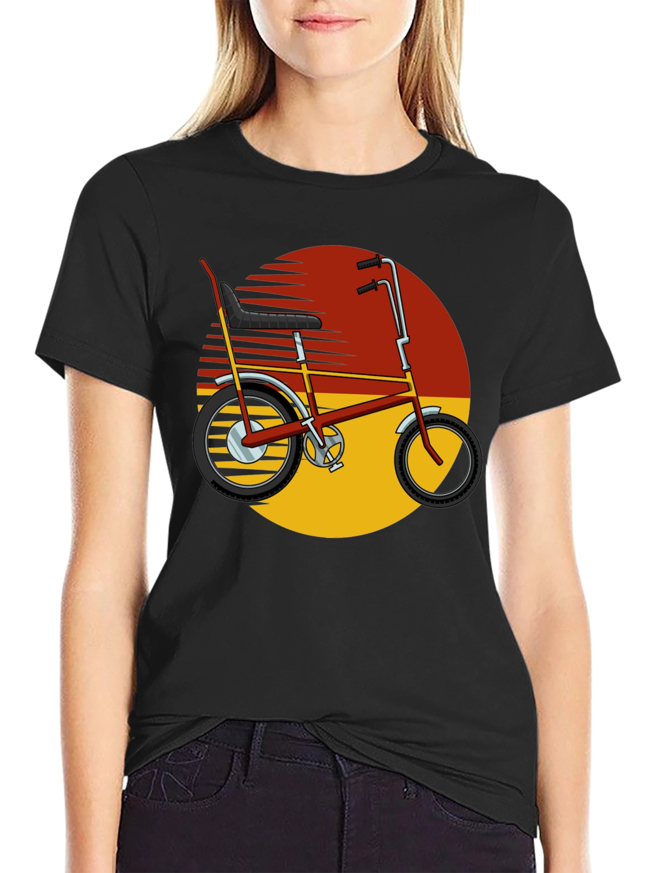 Retro Bike Graphic T-Shirt - Vintage Style