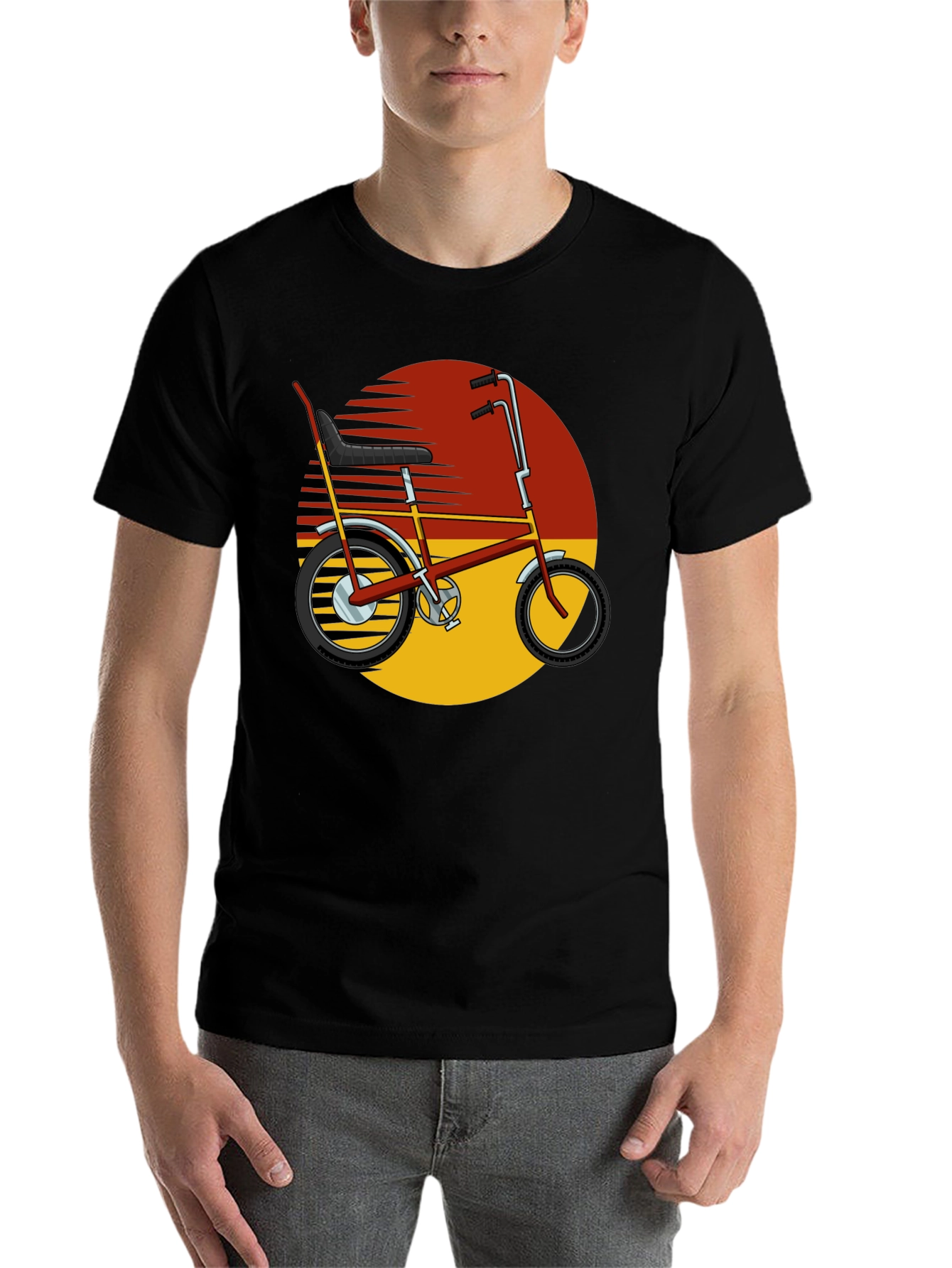 Retro Bike Graphic T-Shirt - Vintage Style