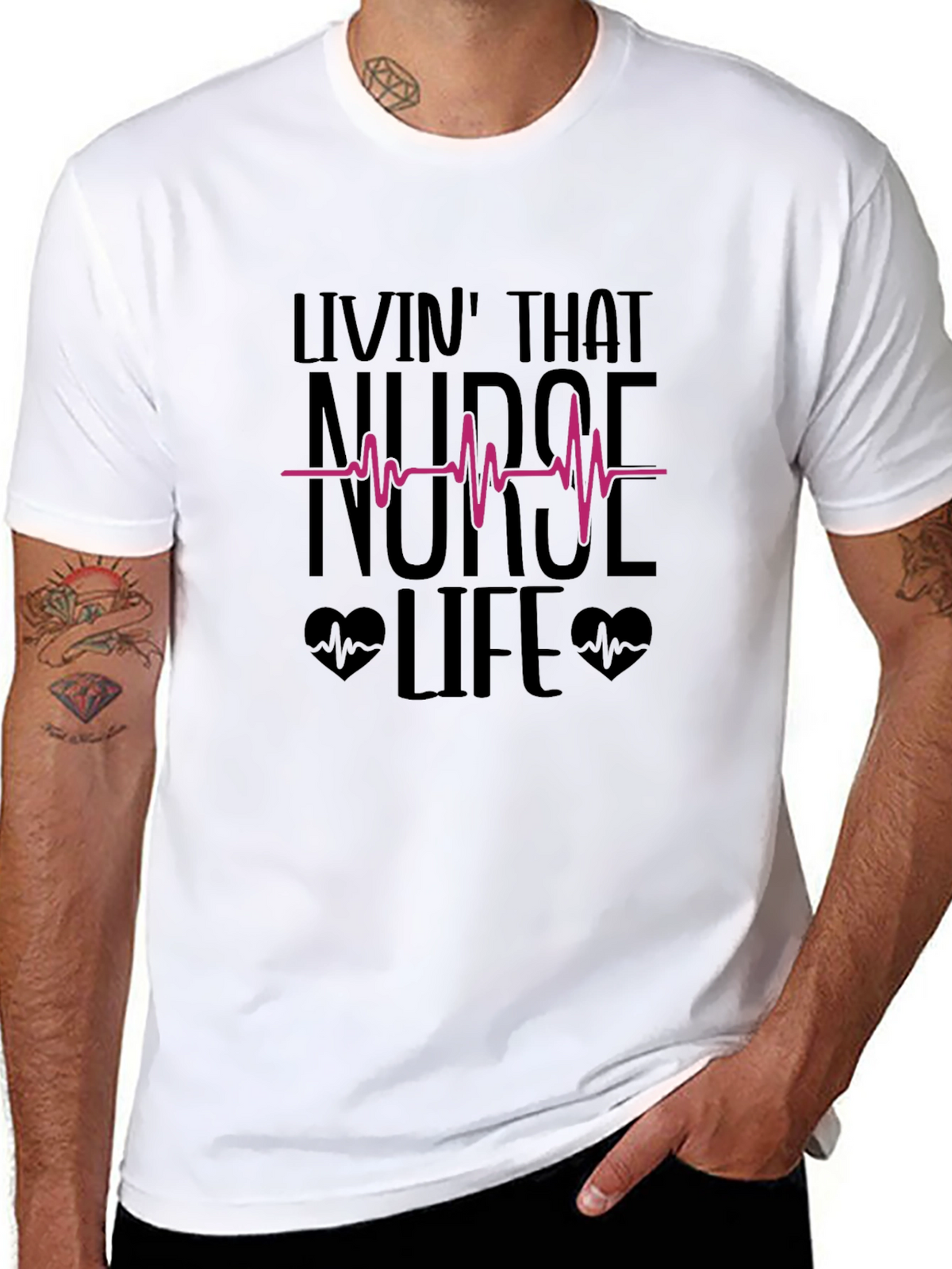 Nurse Life T-Shirt - Black