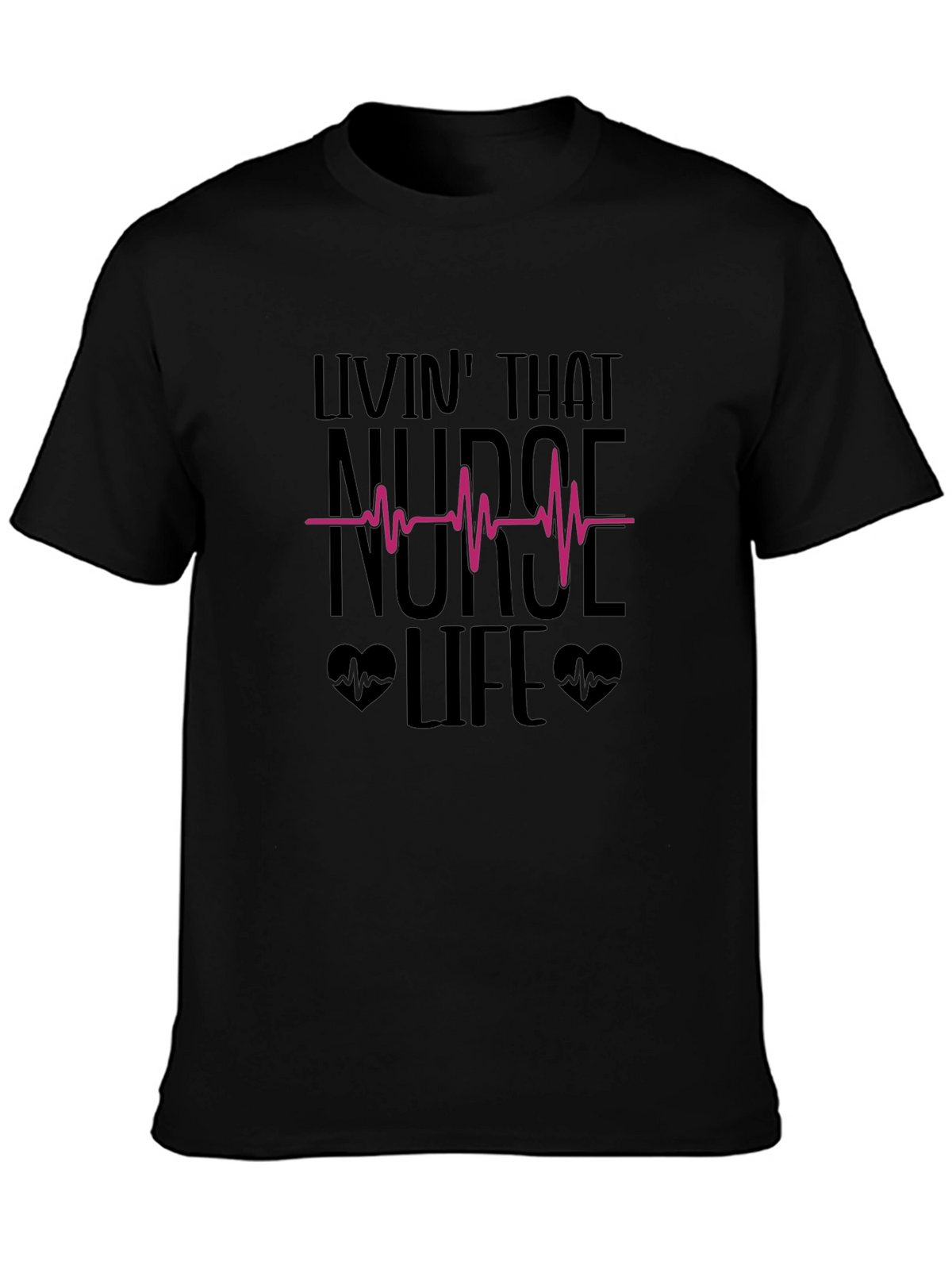 Nurse Life T-Shirt - Black