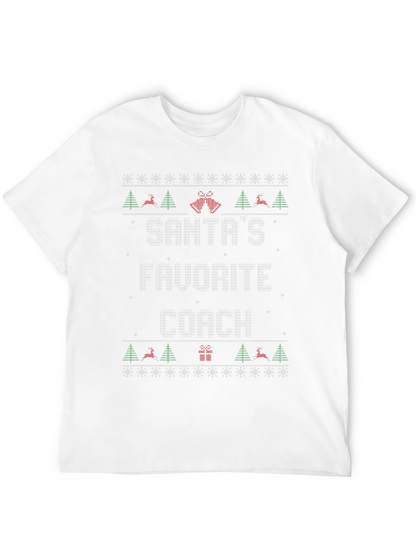 Santas Favorite Coach Ugly Christmas Sweater T-Shirt