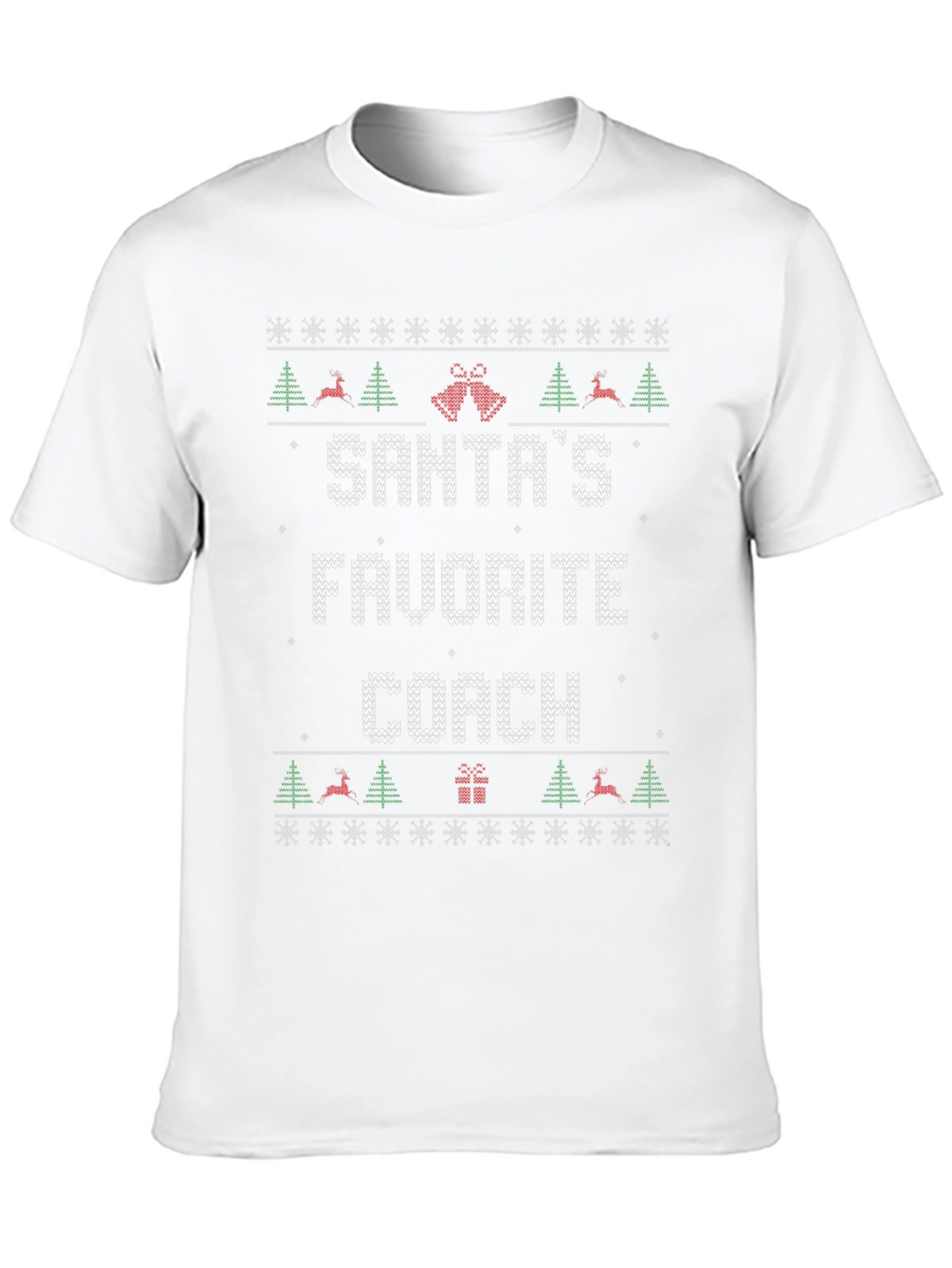 Santas Favorite Coach Ugly Christmas Sweater T-Shirt