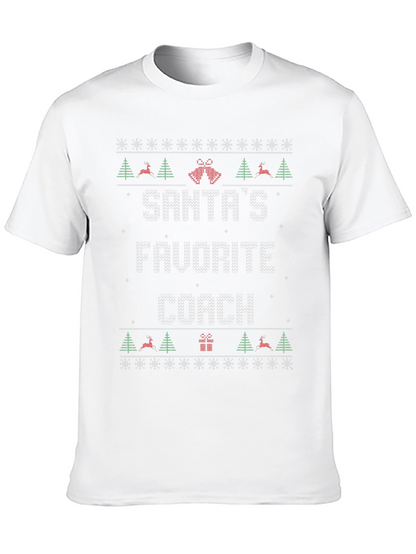 Santas Favorite Coach Ugly Christmas Sweater T-Shirt