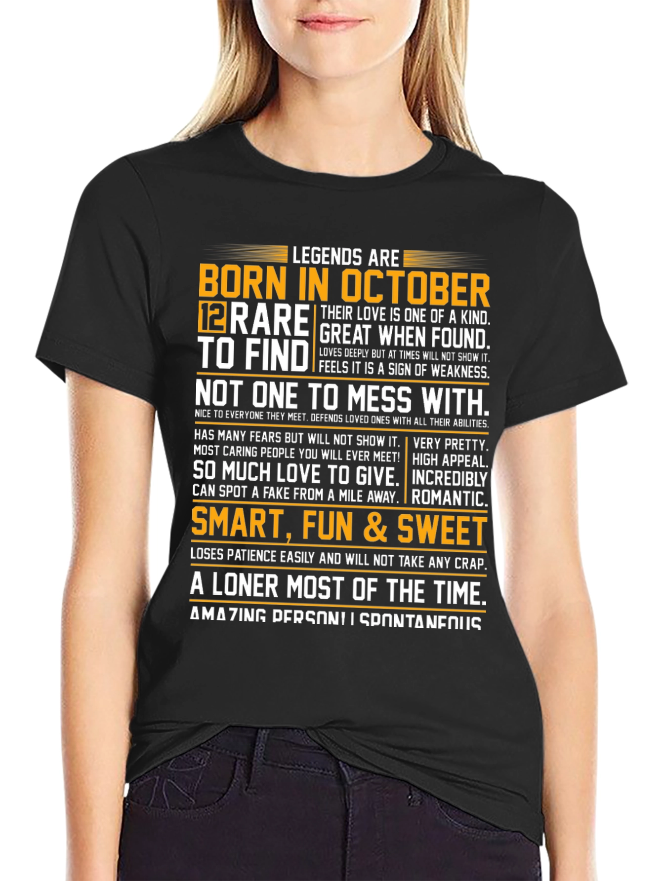 Legends Born in October Graphic Tee - Rare & Great!