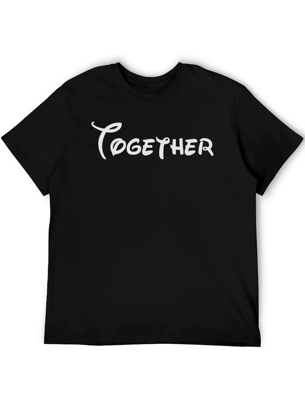 Together Graphic Tee - Black Casual T-Shirt