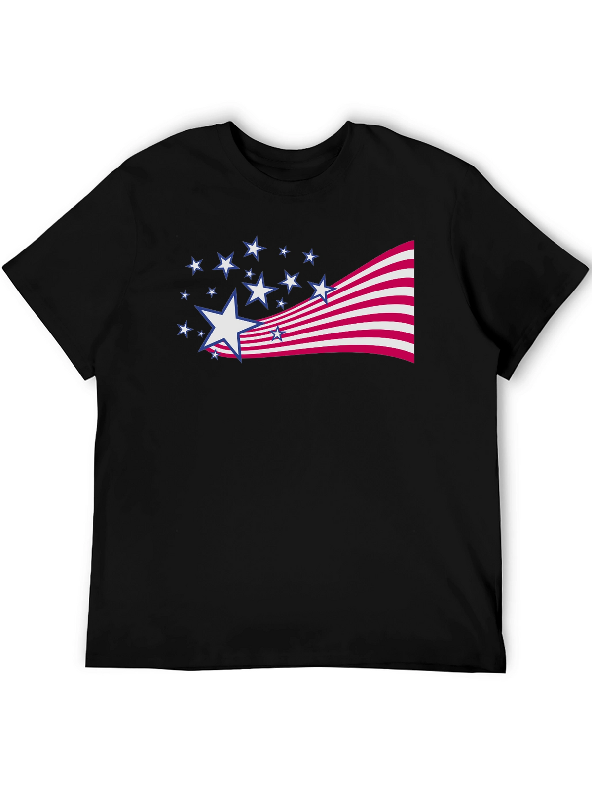 Patriotic Stars & Stripes Graphic Tee