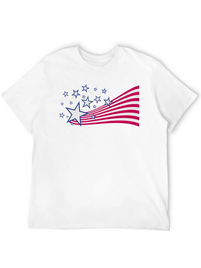 Patriotic Stars & Stripes Graphic Tee