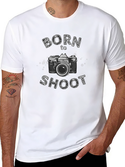 Born to Shoot Camera Graphic Tee