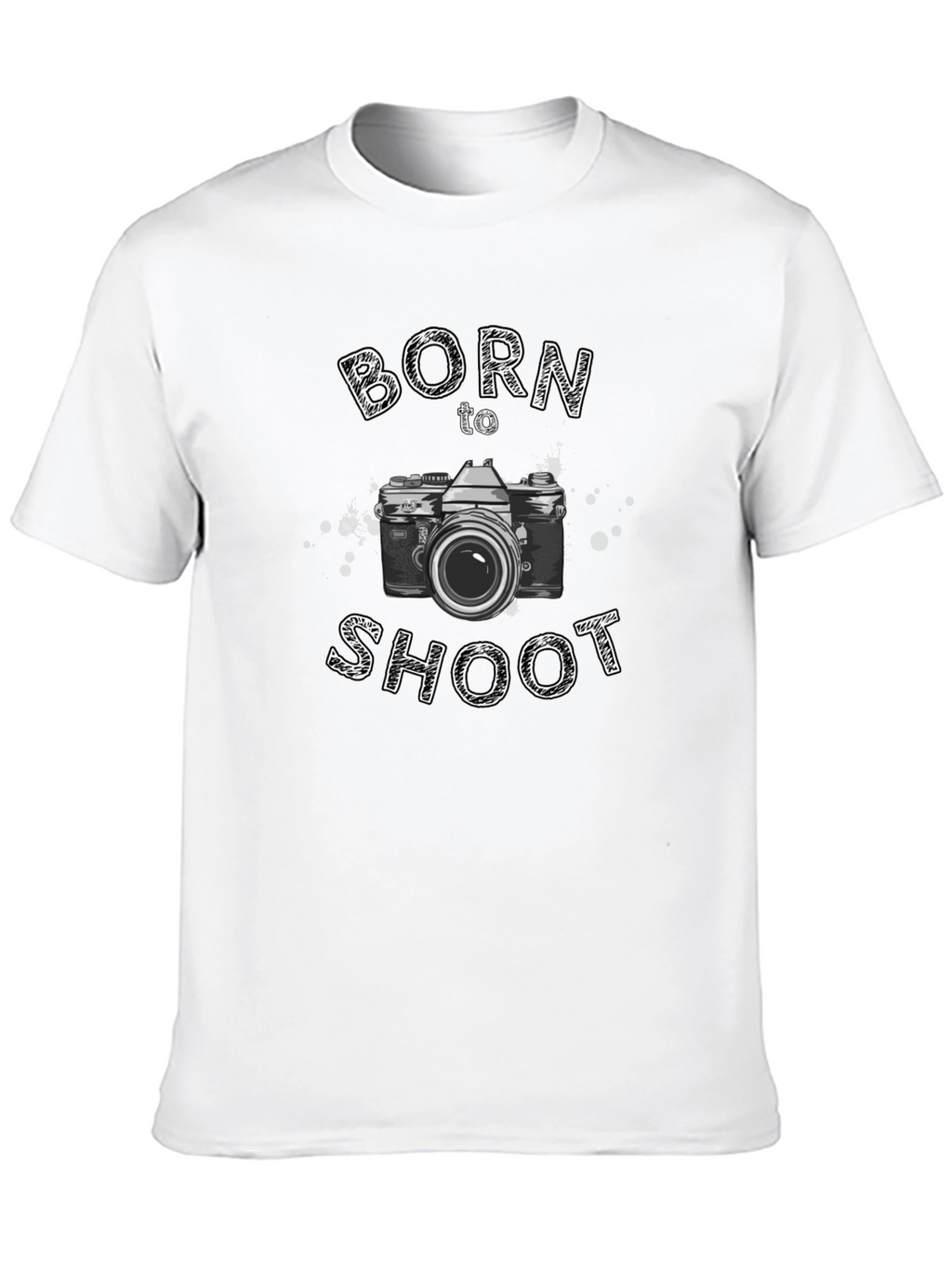 Born to Shoot Camera Graphic Tee