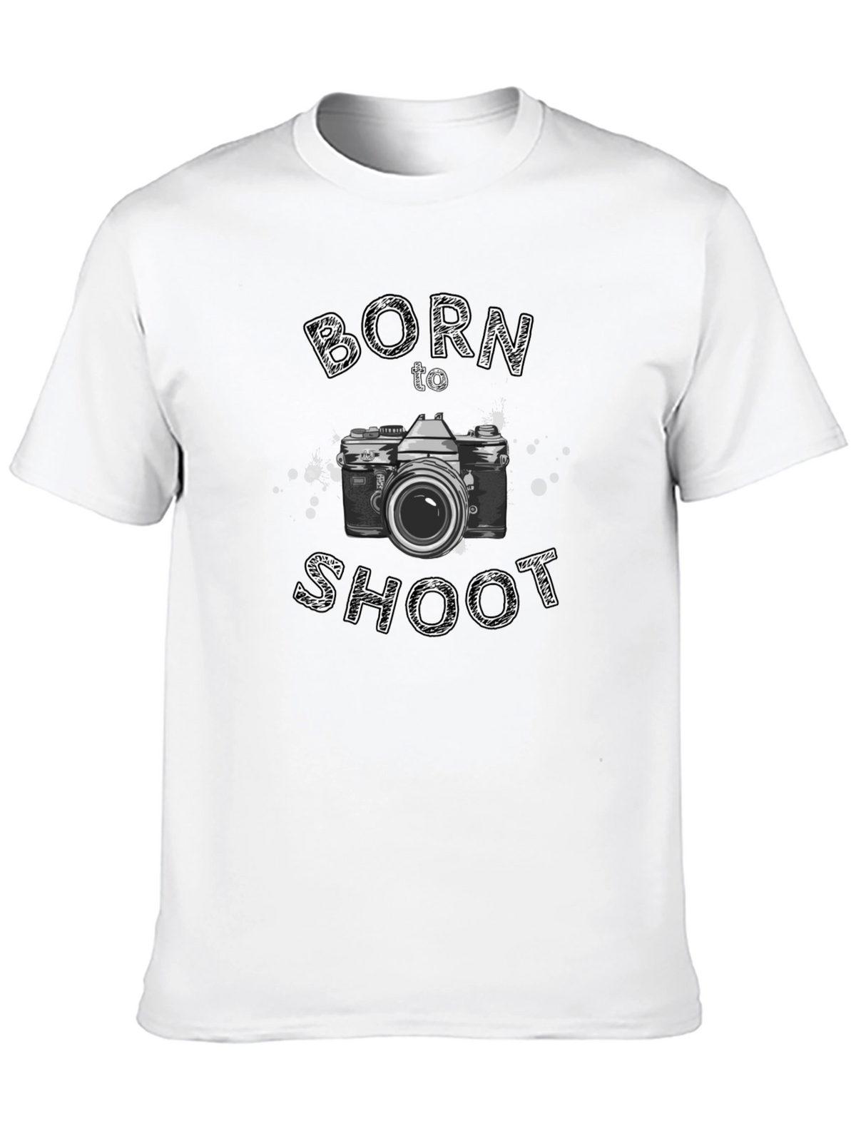 Born to Shoot Camera Graphic Tee