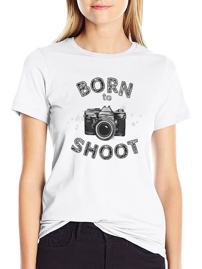 Born to Shoot Camera Graphic Tee