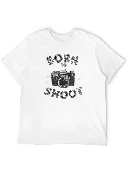 Born to Shoot Camera Graphic Tee