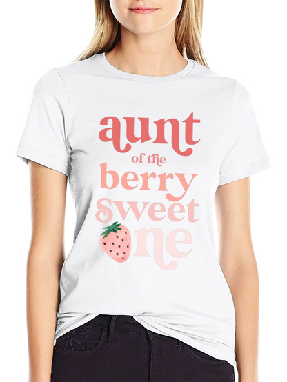Aunt of the Berry Sweet One T-Shirt