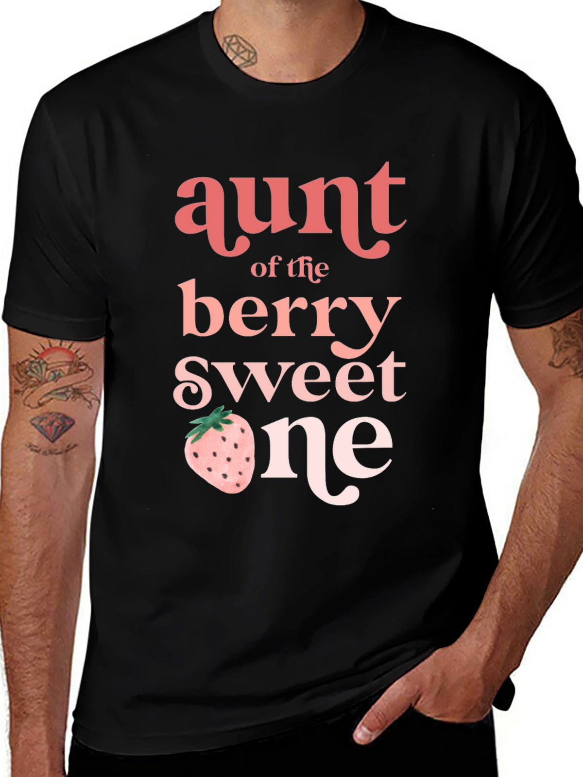 Aunt of the Berry Sweet One T-Shirt