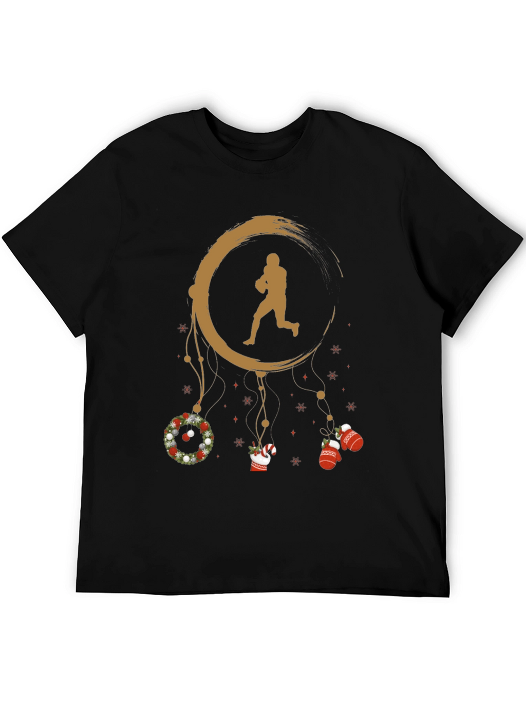 Football Christmas Dream Catcher Graphic Tee