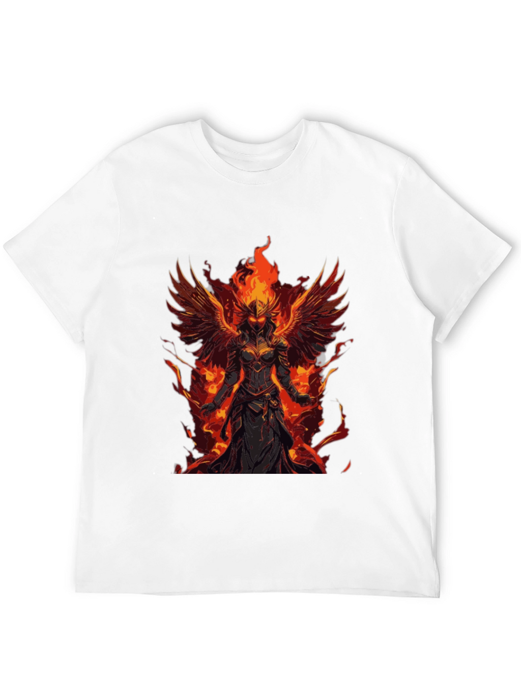 Phoenix Fire Warrior Graphic Tee - Black