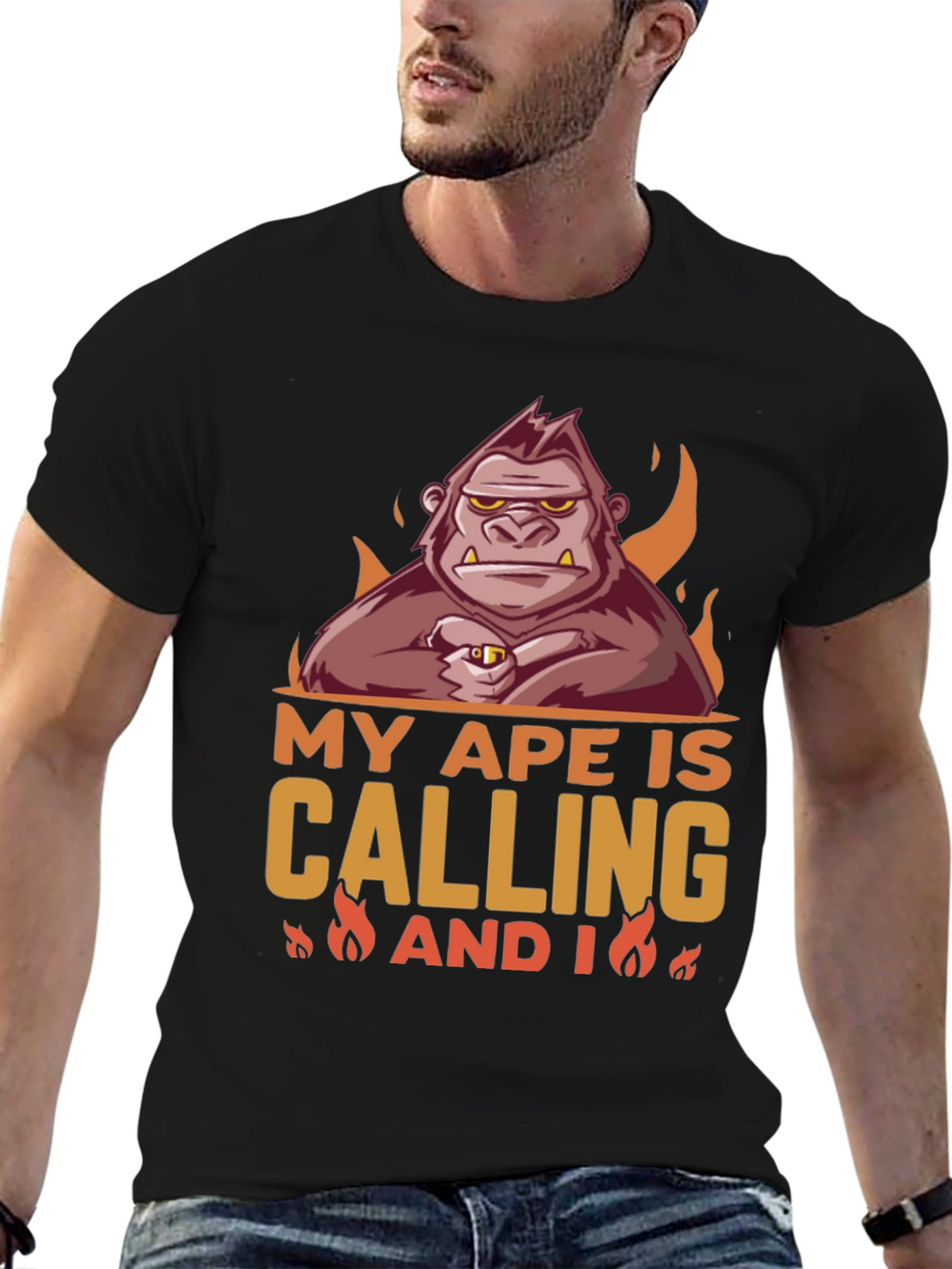 My Ape Is Calling Graphic T-Shirt