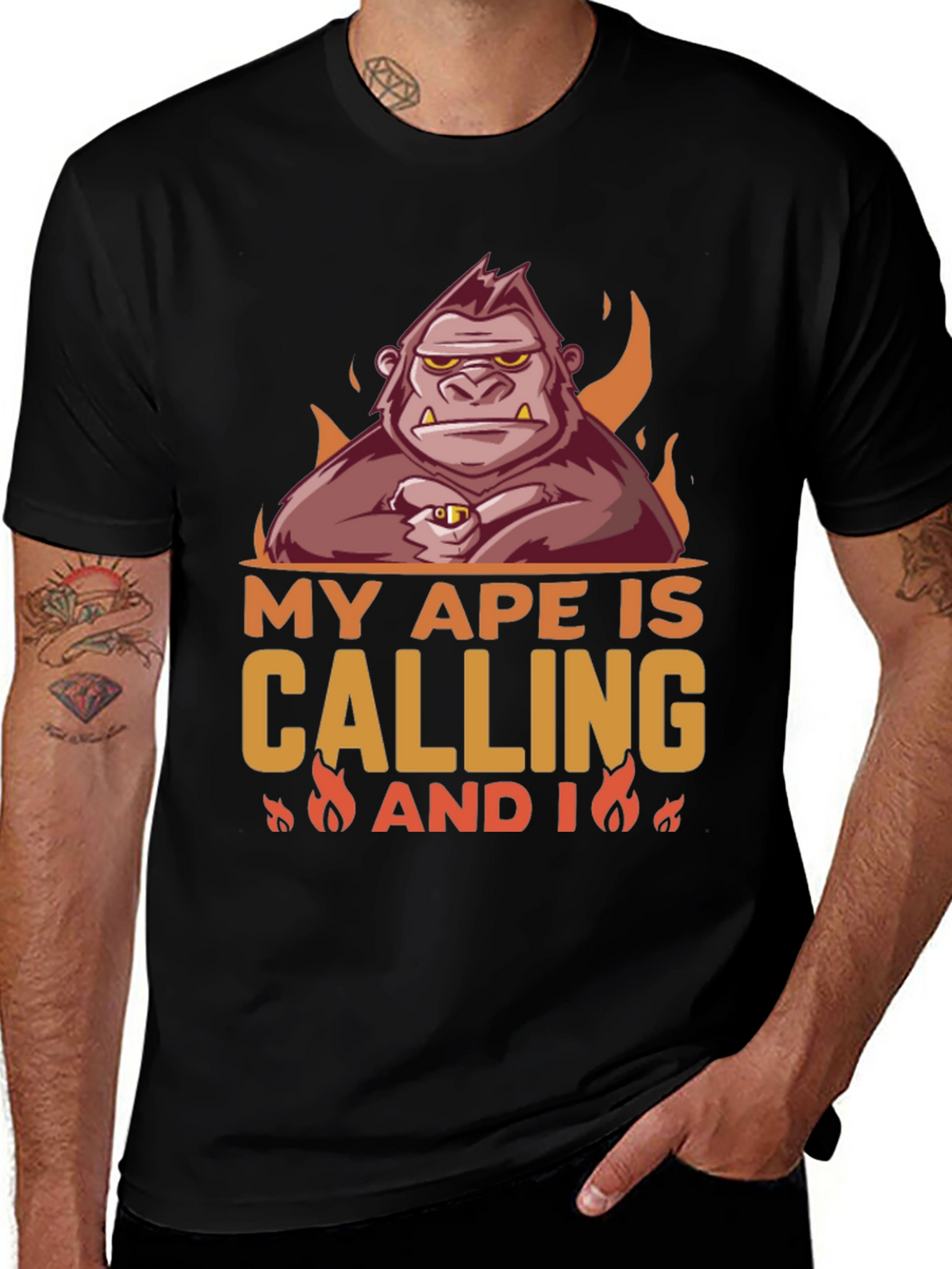 My Ape Is Calling Graphic T-Shirt