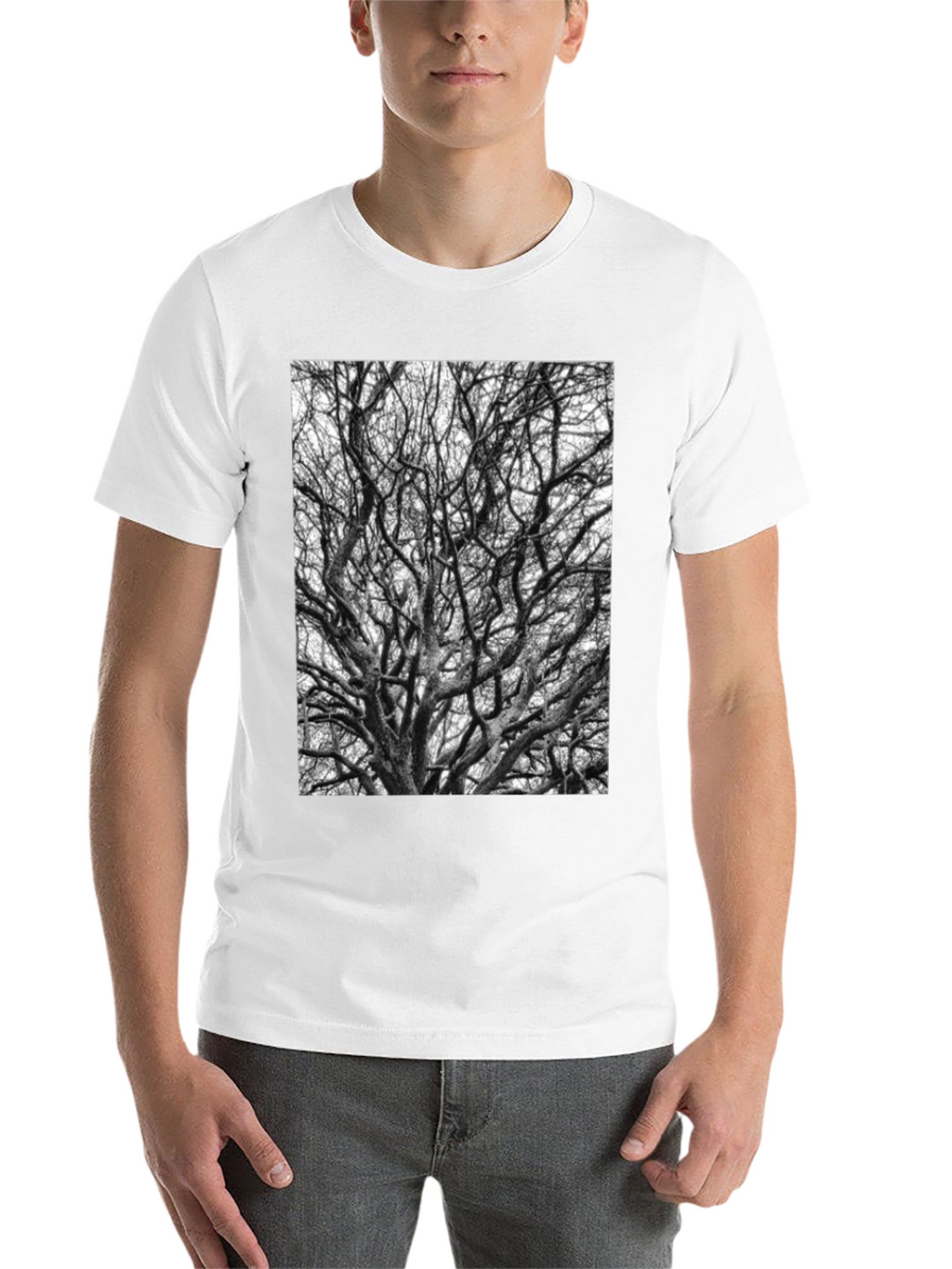 Black Tree Branches Graphic Tee