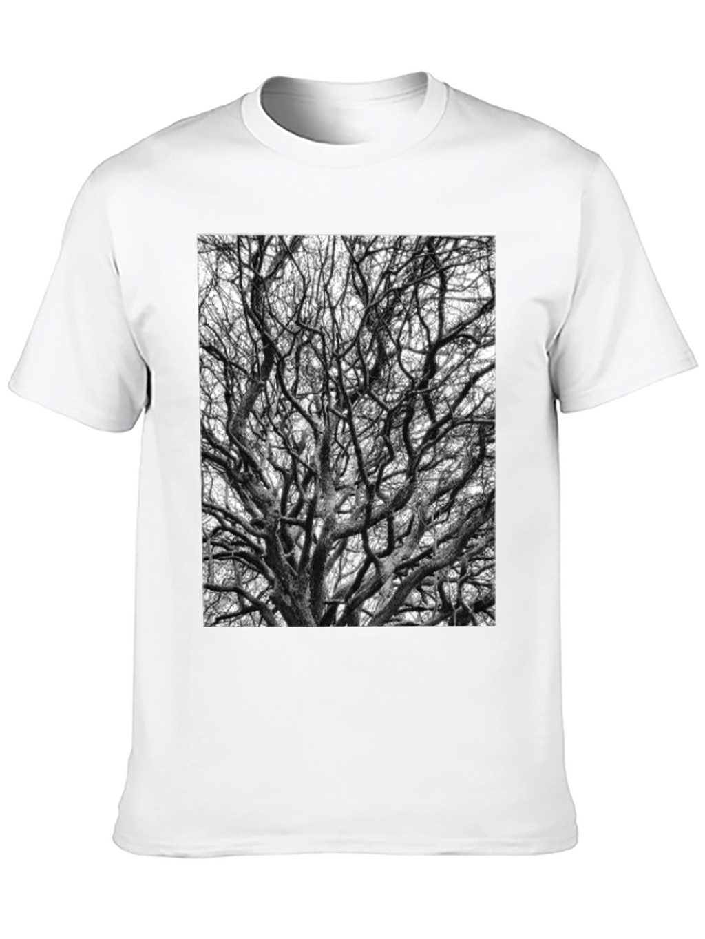 Black Tree Branches Graphic Tee