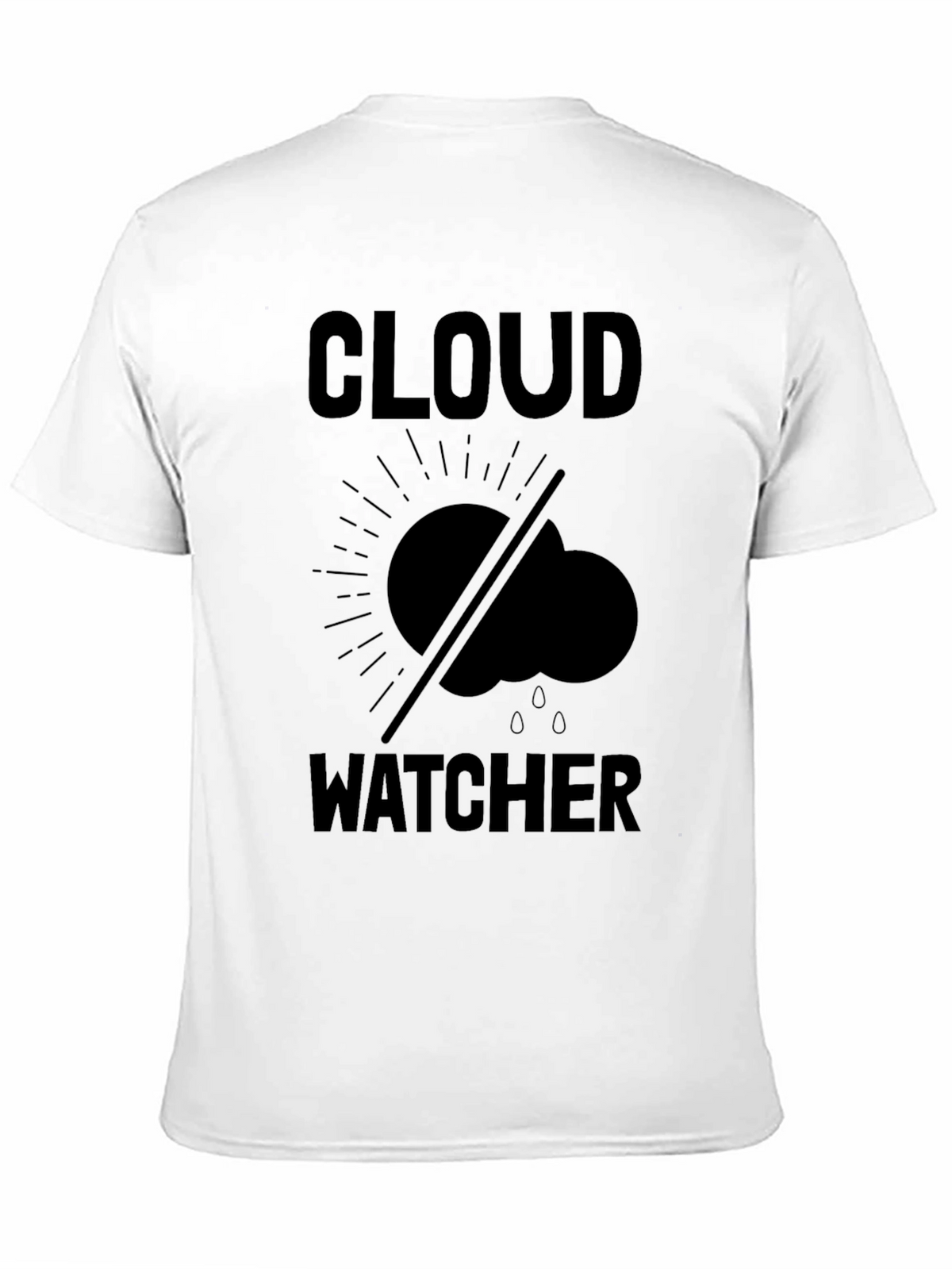 Cloud Watcher Graphic T-Shirt - Black