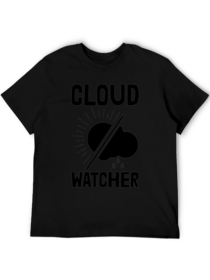 Cloud Watcher Graphic T-Shirt - Black