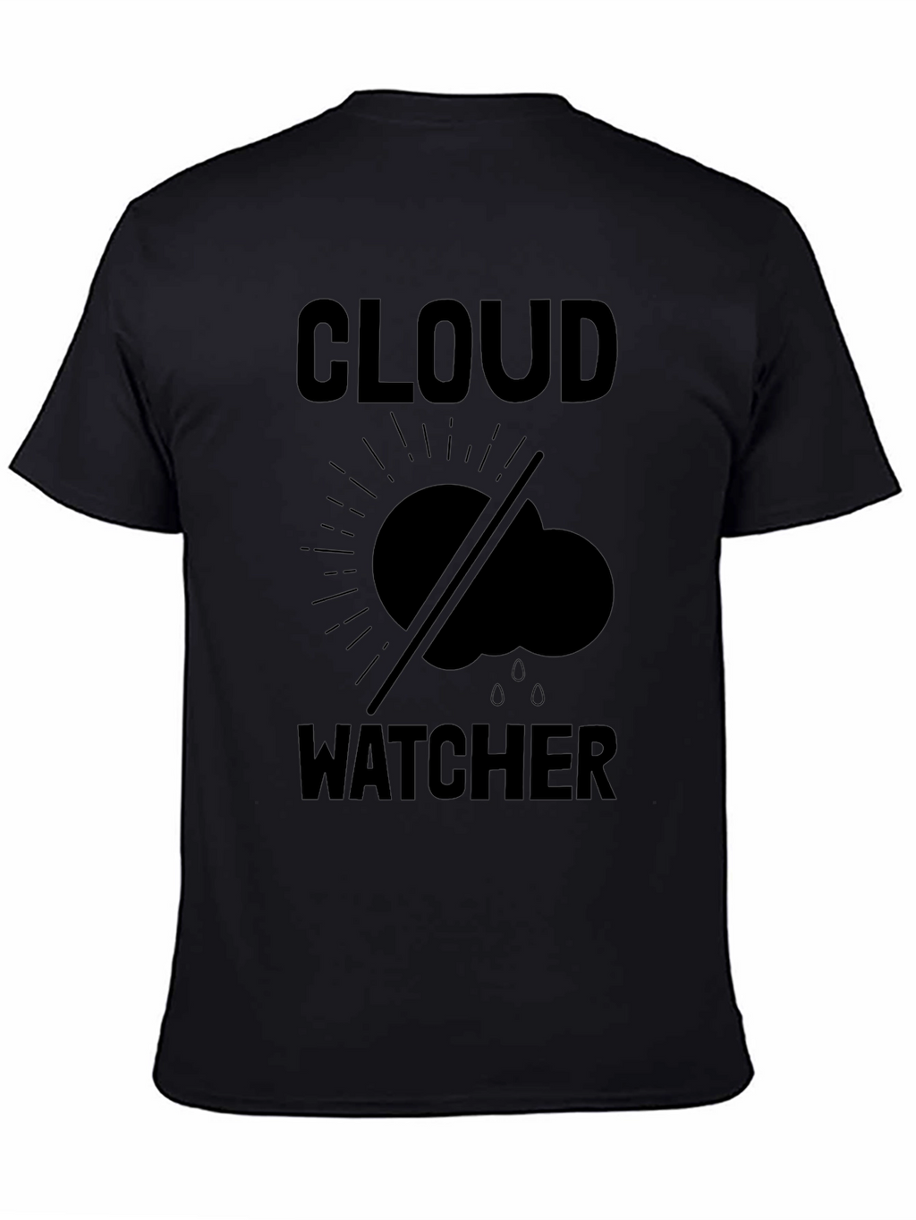 Cloud Watcher Graphic T-Shirt - Black