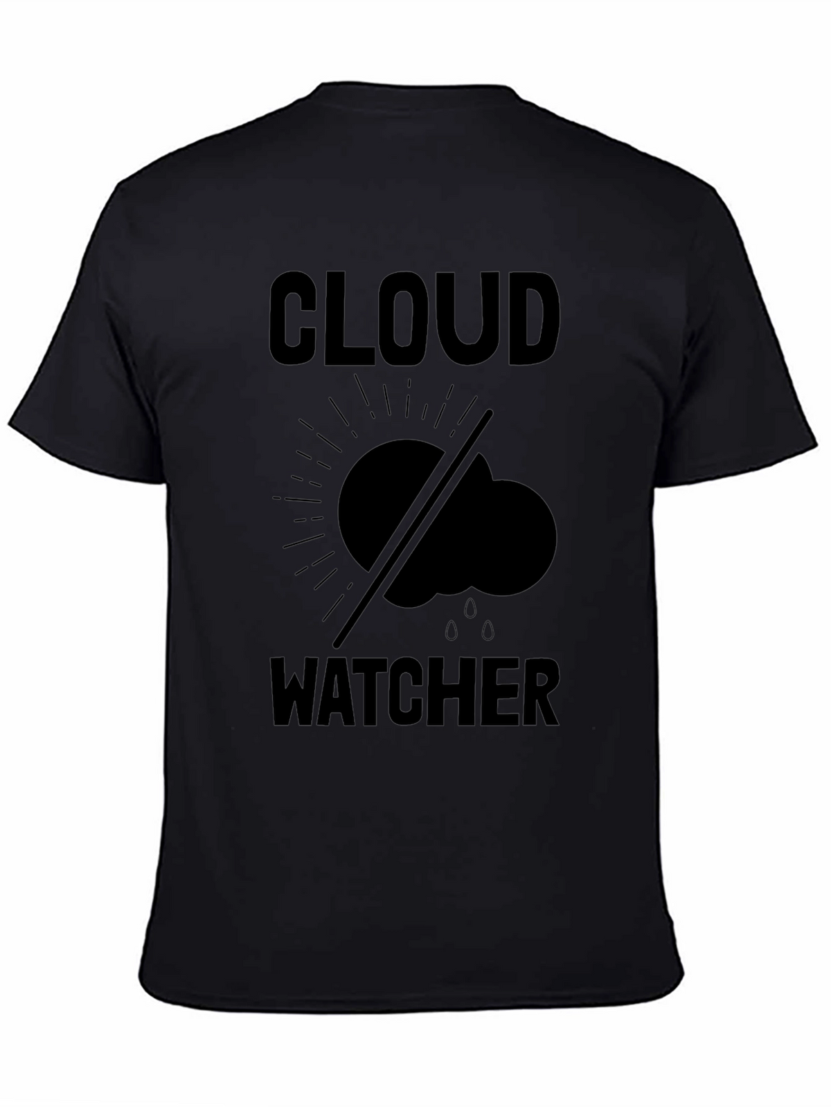 Cloud Watcher Graphic T-Shirt - Black